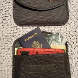RFID Travel Wallet, Blocking Protector For Cellphone, Car Keys, Credit Cards, Pa